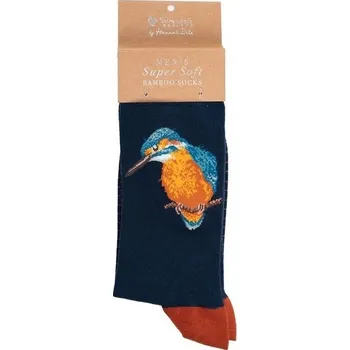 Pánské ponožky Pánské ponožky Wrendale Designs "The Riverbank Kingfisher" - Ledňáček