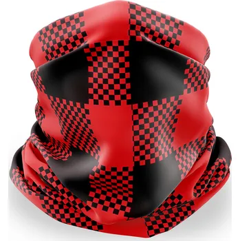 Nákrčník WARAGOD Värme multifunkční šátek Redcheck