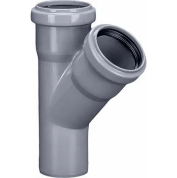 Kanalizační potrubí T-kus pro vnitřní kanalizaci HTplus, O 110 / 110 mm, 45°