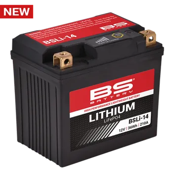 Auto-moto baterie Lithiová motocyklová baterie BS-BATTERY BSLi-14 360114