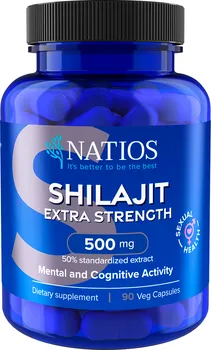 Přírodní produkt Natios Shilajit Extra Strenght 500 mg 90 cps.