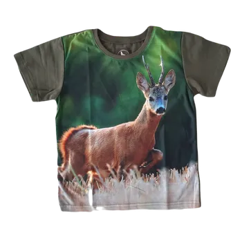 Chlapecké oblečení Wadera Dětské tričko motiv srnec Velikost: 86/92