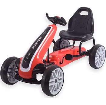 Dětské šlapadlo Dětská šlapací motokára Go-kart Milly Mally Power červená