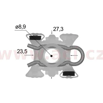 plastová příchytka, držák skla stahovačky okna (1 ks) 15187Z