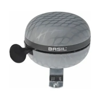 Zvonek na kolo Zvonek na kolo Basil NOIR BELL 60mm, stříbrná metalíza (BAS-50463)