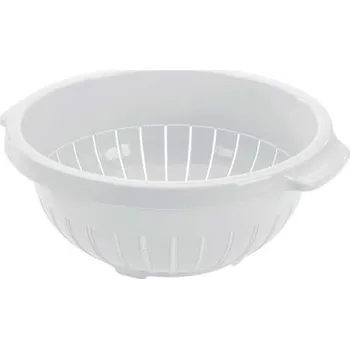 Cedník a síto Cedník d27x11cm, stojící, bílý, plast
