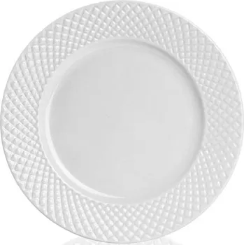 Talíř Talíř d19,5cm dezertní, MEDIOLAN, bílý porcelán