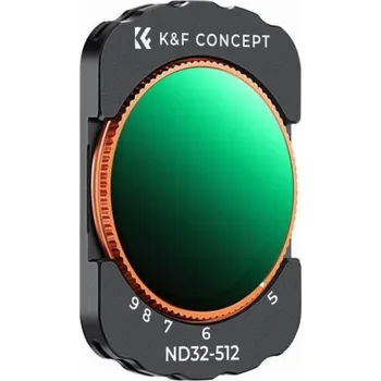 Kf filtr ND filtr šedý nastavitelný ND32-ND512 pro DJI Osmo Pocket 3 HD MC Nano X K&F / KF01.2545