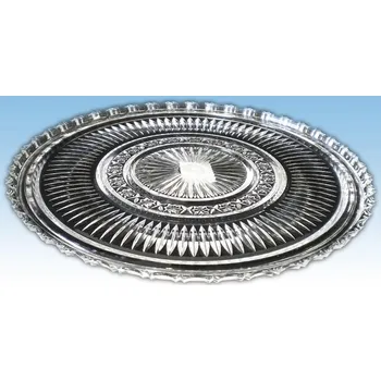 Podnos d27cm kulatý, KRYSTAL, brus, plast AD