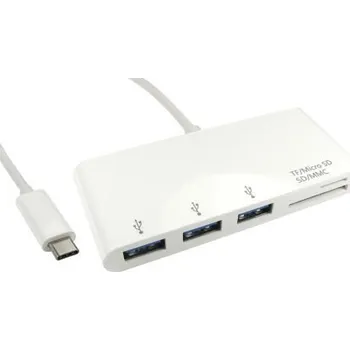USB hub Rozbočovač USB, standard: USB 3.0, počet portů USB: 3 USB, typ USB: USB C RS PRO