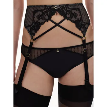 Souprava dámského spodního prádla Podvazkový pás CHANTELLE (13YF5-02), Barva černá, Velikost S