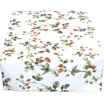 Ubrusy a běhouny Jahody Vypalovaná vlnka 40x120