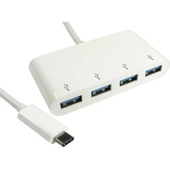 USB hub Rozbočovač USB, standard: USB 3.1, počet portů USB: 4 USB, typ USB: USB C RS PRO