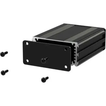 Pouzdro na přístroje Hliník barva Černá 80 x 63.5 x 30mm