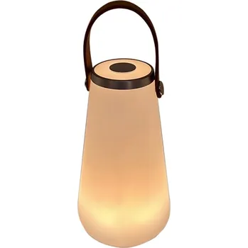 Žárovka Stolní lampa DKD Home Decor Bílá Kaštanová 13,5 x 13,5 x 23 cm