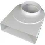 Přechodové oblouky kruhové / hranaté Ventilaplast Průměr [mm]: Ø 60 x 204 / 125, Využití: Oblouky vyosené z plastu