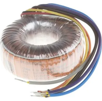 Transformátor Toroidní transformátor, počet výstupů: 2, sekundární napětí: 2 x 18V ac, Kabely, 70 (Dia.) x 32mm