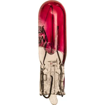 žárovka 12V 1,2W (patice W2x4,6d) červená (sada 10 ks) EB0302TB