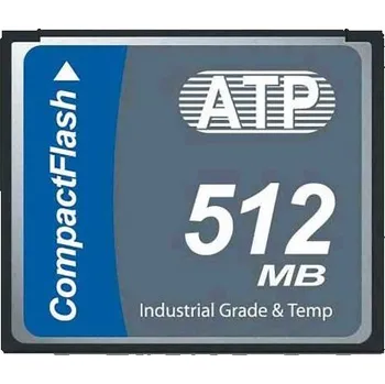 Paměťová karta Paměťová karta Compact Flash CompactFlash 512 MB ATP Ano, model: L800Pi SLC -40 → plus 85°C