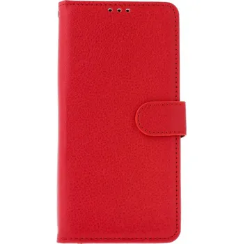 Pouzdro na mobilní telefon Pouzdro Xiaomi Redmi Note 13 Pro 5G knížkové červené s přezkou (kryt neboli obal na Xiaomi Redmi Note 13 Pro 5G)