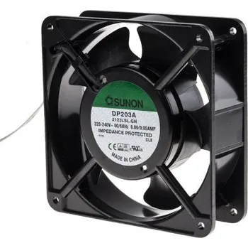Počítačové chlazení SunonAxiální ventilátor 230 V AC AC, průtok vzduchu: 118.9m³/h 10W50mA, 120 x 120 x 38mm