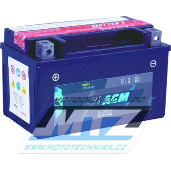 Motobaterie Baterie (akumulátor motocyklový) YTX7A-BS (12V-6Ah) B-YTX7ABS