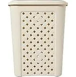 Koš 30l na použ.pr. ARIANNA krémový, 37.5x27,5x46cm, plast