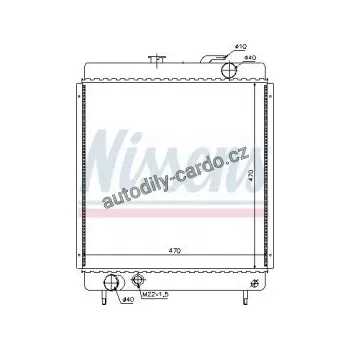 Chladič motoru Chladič motoru NISSENS 63562