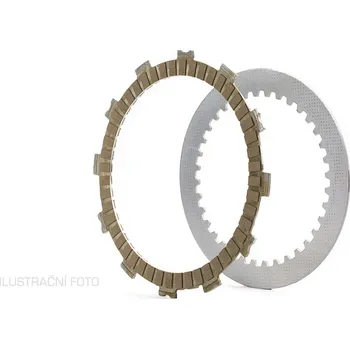 sada spojkových lamel a plechů (STANDARD směs), NEWFREN (8+7 ks) KAWASAKI KX 250 F 2004-2018