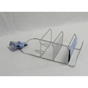 Drátěná police Polička koupelna chrom+přísavky 1515