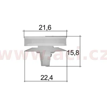 plastová příchytka (sada 10 ks) 55175T