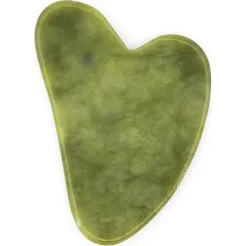 Masážní přístroj Masážní kámen z růženínu a jadeitu | přírodní masážní nástroj - Jade-zelená
