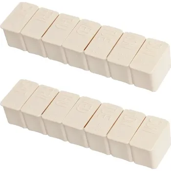 Přenosný týdenní dávkovač léků | krabička na léky, organizér na léky - 2ks Béžová