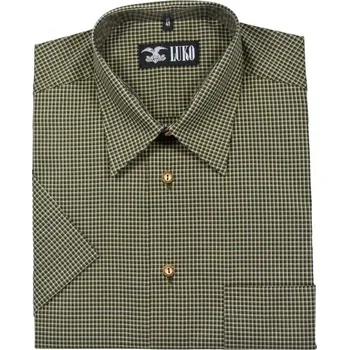 Pánská košile LUKO Myslivecká košile F074137 - krátký rukáv Velikost: 47
