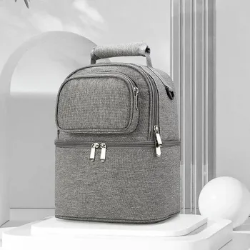 Dětský batoh Mommy batoh pro uskladnění mléka | úložný vak, dětský batoh - Šedá