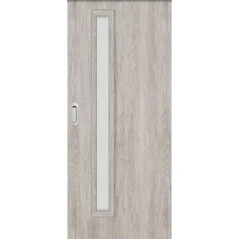 Interiérové dveře ERKADO EKO 1 - Dub šedý Greko, 60/197 cm