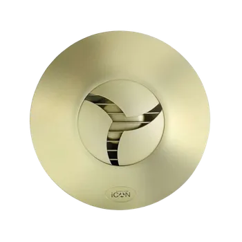 Domácí ventilátor Airflow (Anglie) Airflow iCON Barva: Zlatá, Průměr [mm]: Ø 100, Napětí: 230 V Ø 100 / Ø 150