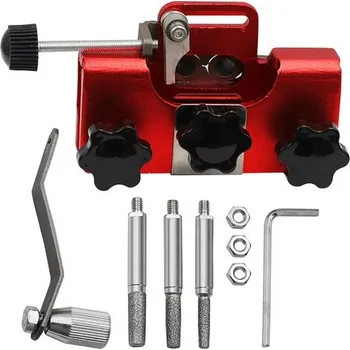 Pilový řetěz Elektrická bruska na řetězové pily | elektrický nástroj na broušení řetězu - Červené