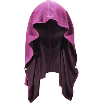 rychleschnoucí sportovní ručník s kapucí | sportovní osuška, chladící ručník - růže červená