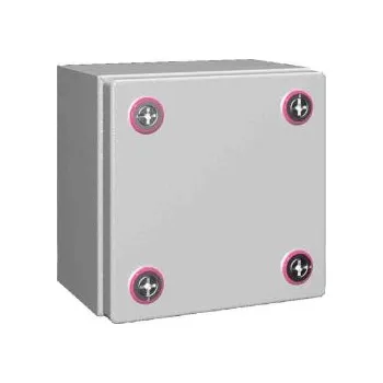 Elektroinstalační krabice Nástěnná krabice, řada: KX IP66 Ocel RAL7035 150 x 150 x 120mm RAL 7035