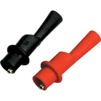 Krokosvorka Krokosvorka, 10A, materiál kontaktu: Poniklovaná ocel, Černá/červená, RS PRO