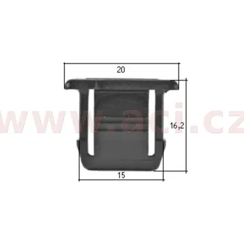plastová příchytka (sada 10 ks) 50246T