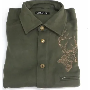 Pánská košile LUKO Myslivecká košile F102224 - dlouhý rukáv Velikost: 45