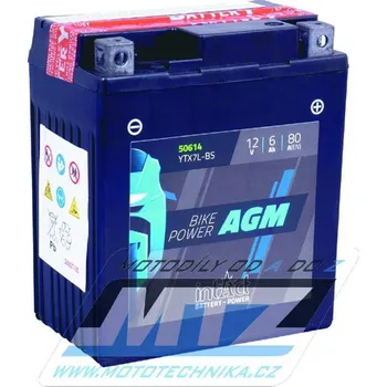 Motobaterie Baterie (akumulátor motocyklový) YTX7L-BS (12V-6Ah) B-YTX7LBS