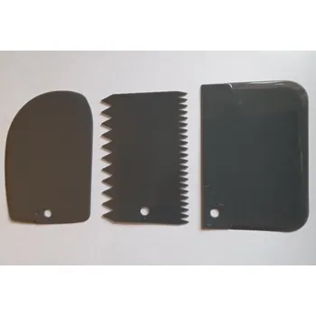 Malířská stěrka Sada pružných stěrek ( 3 kusy v sadě ) - Olivově zelená