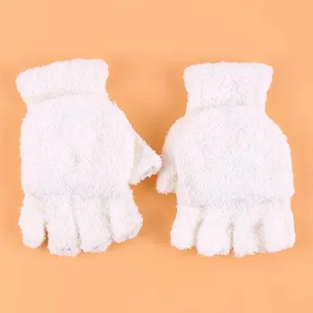 Rukavice Rukavice zimní pletené dětské | Ochrana na ruce, Prstové rukavice - Bílý