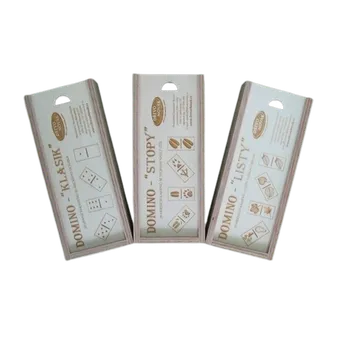 Dřevěná hračka Dřevo Novák Domino Motiv: Stopy