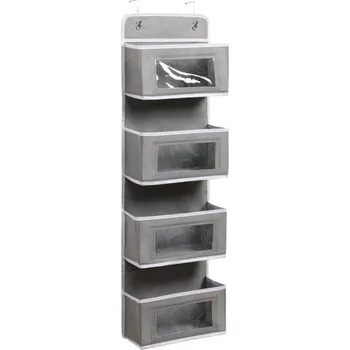 Úložný box Úložný systém na prádlo | úložný vak, závěsný organizér - šedá