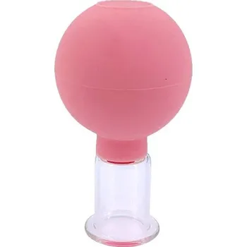 Masážní přístroj Masážní silikonové baňky proti celulitidě | masážní baňky, vakuové baňky | 1ks - Růžová-3