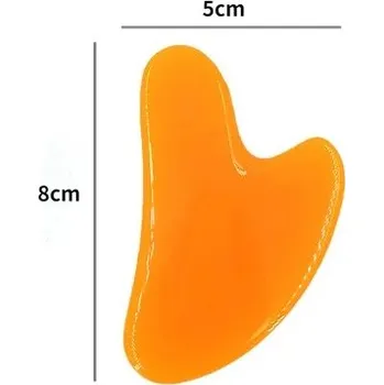 Masáž Masážní guasha kámen z včelího vosku | Guasha nástroj, Masážní kámen - Žlutá pryskyřice